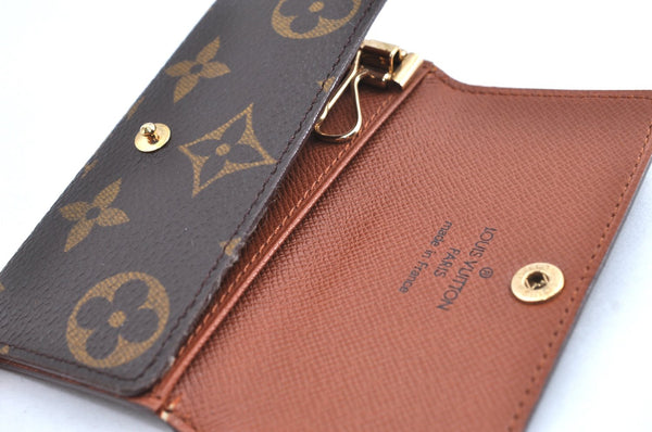 Authentic Louis Vuitton Monogram Multicles 4 Four Hooks Key Case M62631 LV K7588
