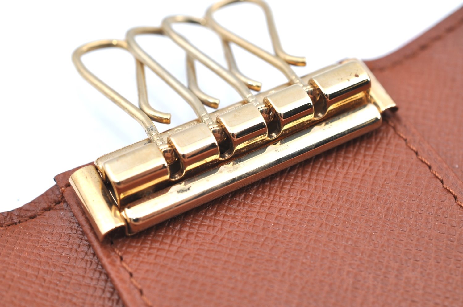 Authentic Louis Vuitton Monogram Multicles 4 Four Hooks Key Case M62631 LV K7588