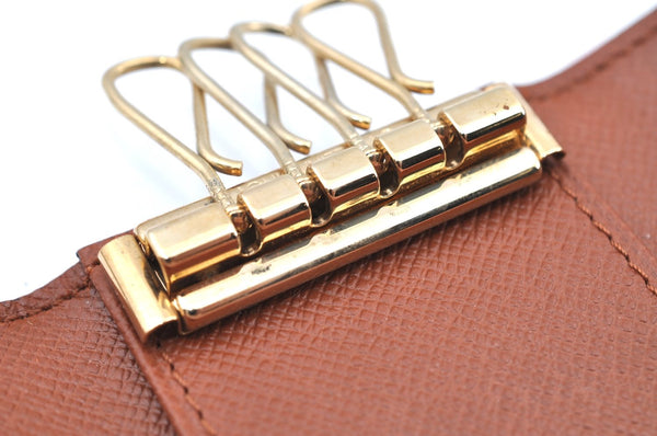 Authentic Louis Vuitton Monogram Multicles 4 Four Hooks Key Case M62631 LV K7588
