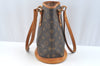 Authentic Louis Vuitton Monogram Bucket PM Shoulder Tote Bag M42238 Junk K7592