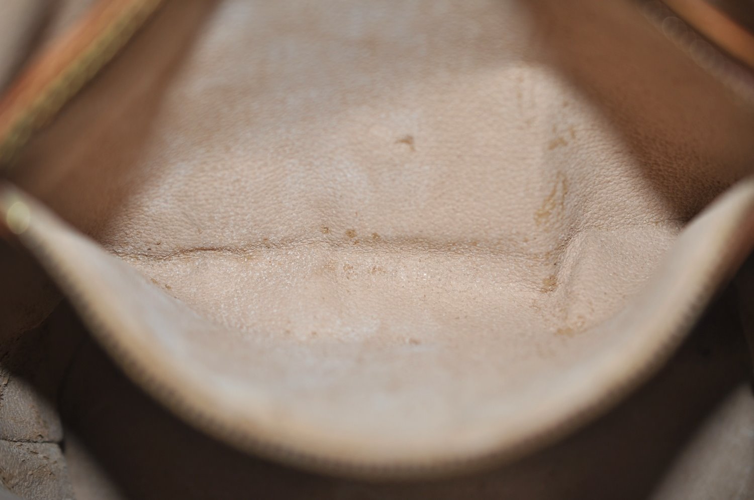 Authentic Louis Vuitton Monogram Bucket PM Shoulder Tote Bag M42238 Junk K7592