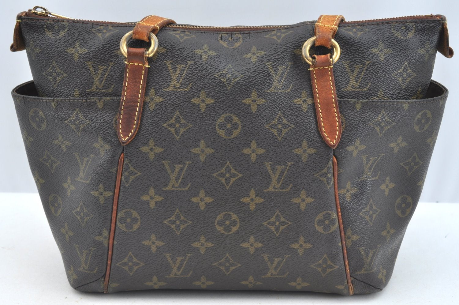 Authentic Louis Vuitton Monogram Totally PM Shoulder Bag M56688 LV Junk K7595