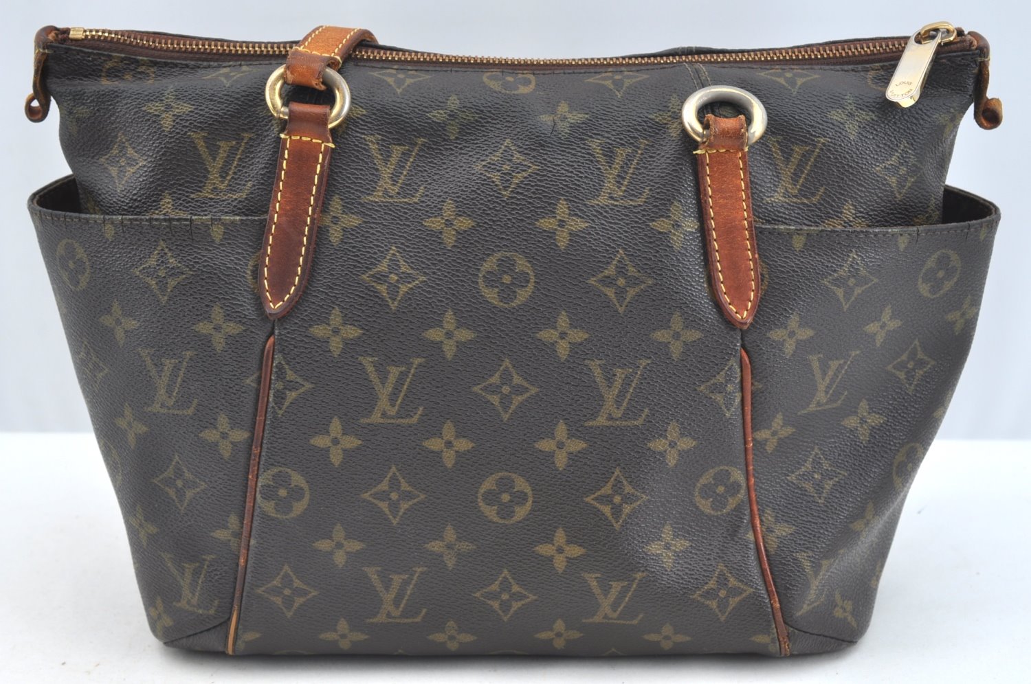 Authentic Louis Vuitton Monogram Totally PM Shoulder Bag M56688 LV Junk K7595