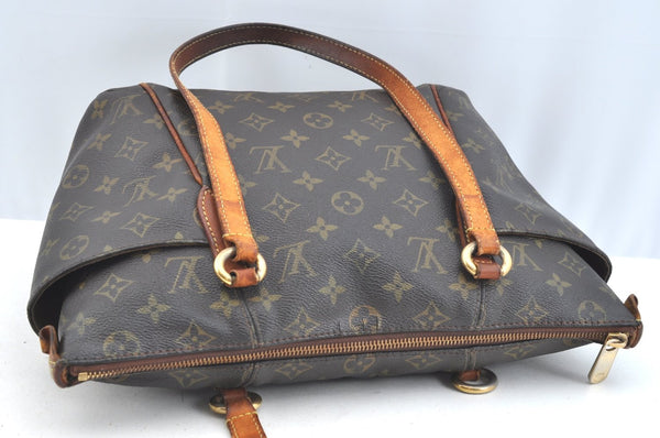 Authentic Louis Vuitton Monogram Totally PM Shoulder Bag M56688 LV Junk K7595