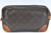 Authentic Louis Vuitton Monogram Marly Dragonne Clutch Hand Bag Old Model K7599