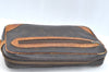 Authentic Louis Vuitton Monogram Marly Dragonne Clutch Hand Bag Old Model K7599
