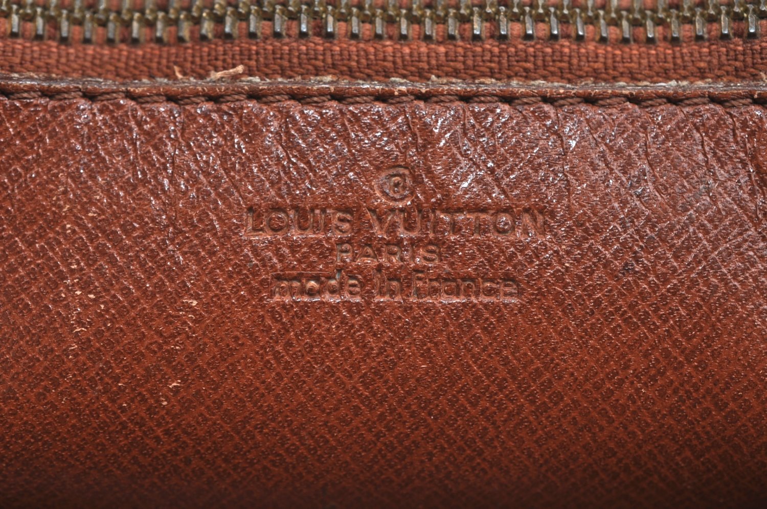 Authentic Louis Vuitton Monogram Marly Dragonne Clutch Hand Bag Old Model K7599