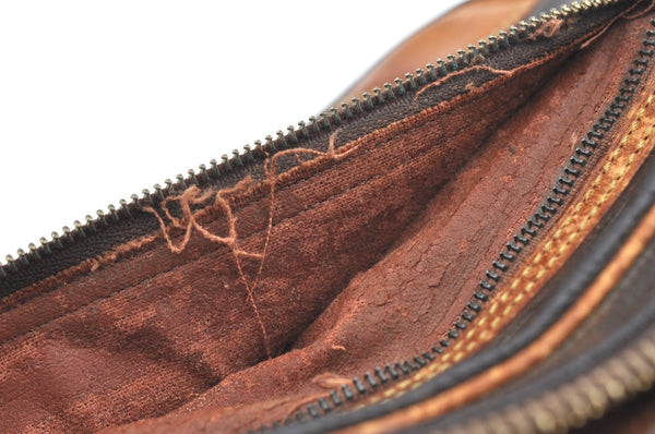 Authentic Louis Vuitton Monogram Marly Dragonne Clutch Hand Bag Old Model K7599