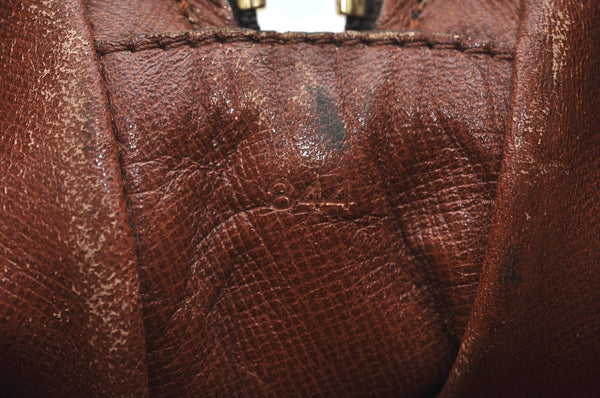 Authentic Louis Vuitton Monogram Marly Dragonne Clutch Hand Bag Old Model K7599