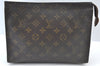 Authentic Louis Vuitton Monogram Poche Toilette 26 M47542 Cosmetics Pouch K7601