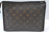 Authentic Louis Vuitton Monogram Poche Toilette 26 M47542 Cosmetics Pouch K7601