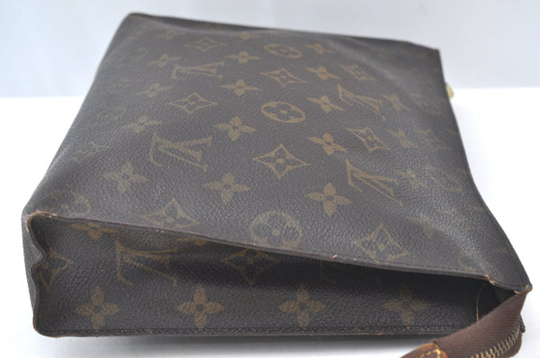 Authentic Louis Vuitton Monogram Poche Toilette 26 M47542 Cosmetics Pouch K7601