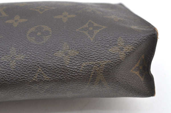 Authentic Louis Vuitton Monogram Poche Toilette 26 M47542 Cosmetics Pouch K7601