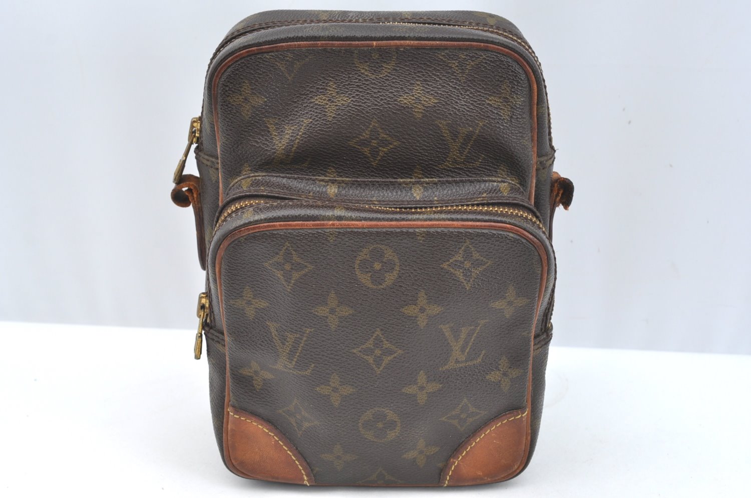 Authentic Louis Vuitton Monogram Amazone Shoulder Cross Bag M45236 Junk K7606