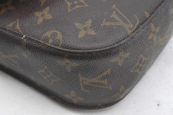 Authentic Louis Vuitton Monogram Saint Cloud GM M51242 Shoulder Cross Bag K7607