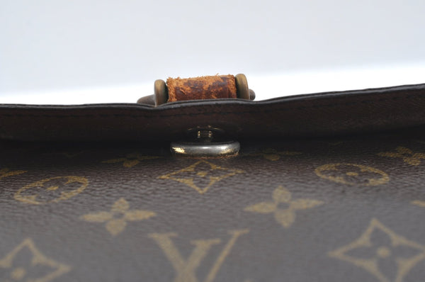 Authentic Louis Vuitton Monogram Saint Cloud GM M51242 Shoulder Cross Bag K7607