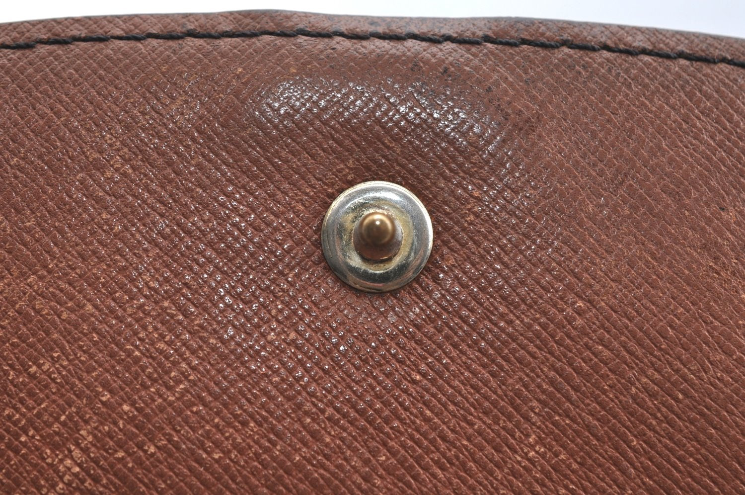 Authentic Louis Vuitton Monogram Saint Cloud GM M51242 Shoulder Cross Bag K7607