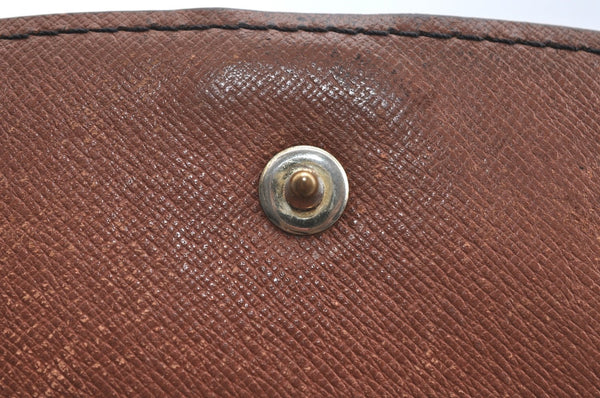 Authentic Louis Vuitton Monogram Saint Cloud GM M51242 Shoulder Cross Bag K7607