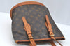 Authentic Louis Vuitton Monogram Bucket PM Shoulder Tote Bag M42238 Junk K7609