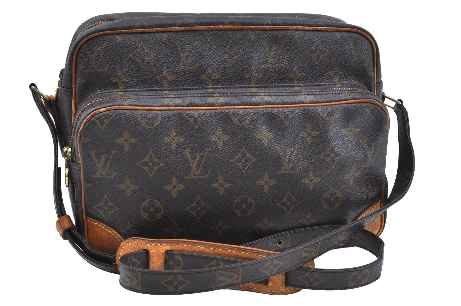 Authentic Louis Vuitton Monogram Nile Shoulder Cross Body Bag M45244 LV K7613