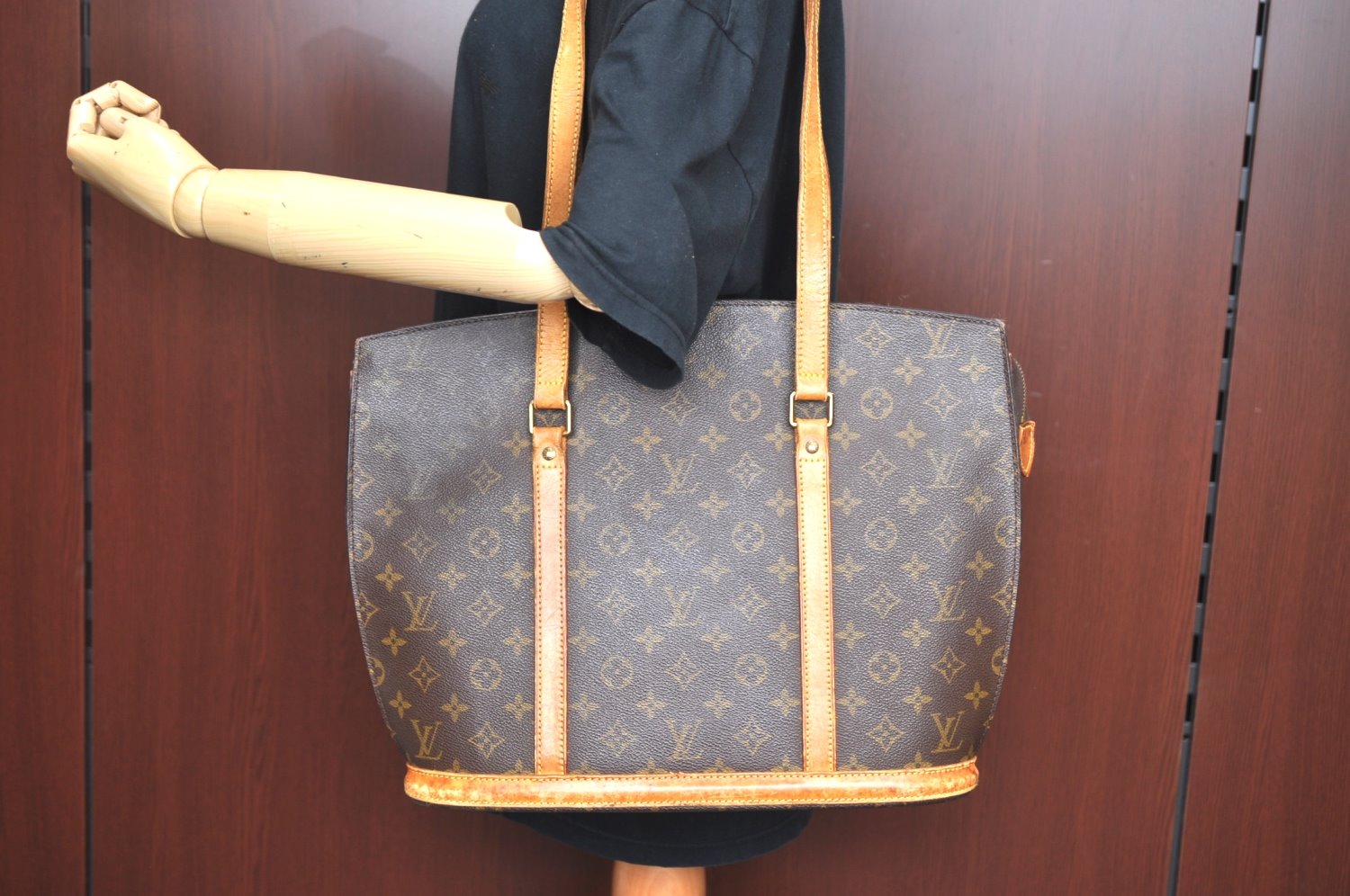 Authentic Louis Vuitton Monogram Babylone Shoulder Tote Bag M51102 LV K7614