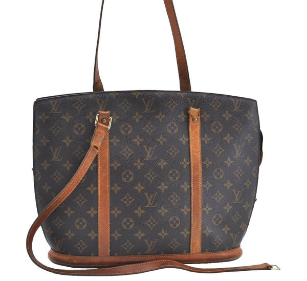 Authentic Louis Vuitton Monogram Babylone Shoulder Tote Bag M51102 Junk K7618