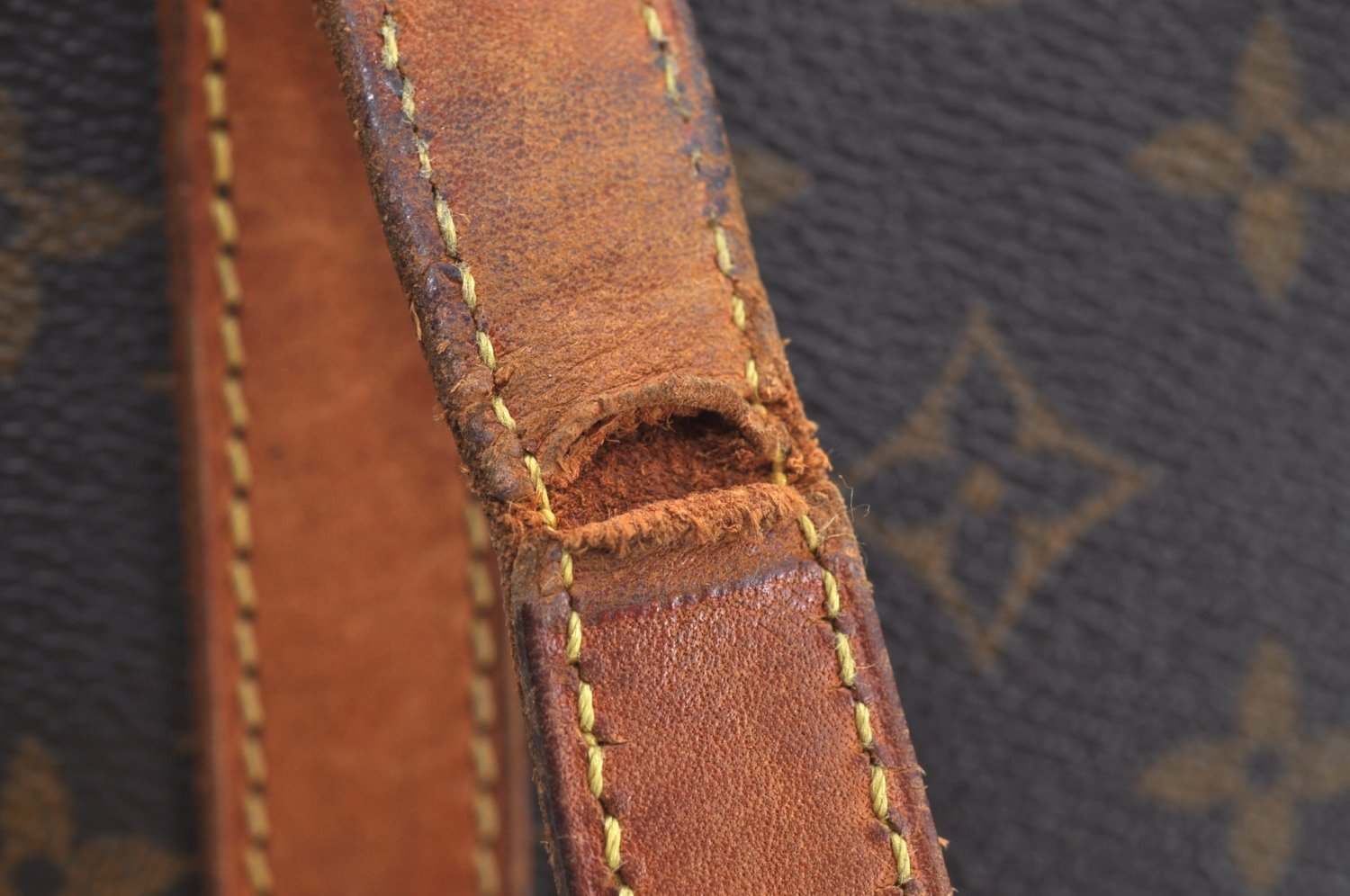 Authentic Louis Vuitton Monogram Babylone Shoulder Tote Bag M51102 Junk K7618