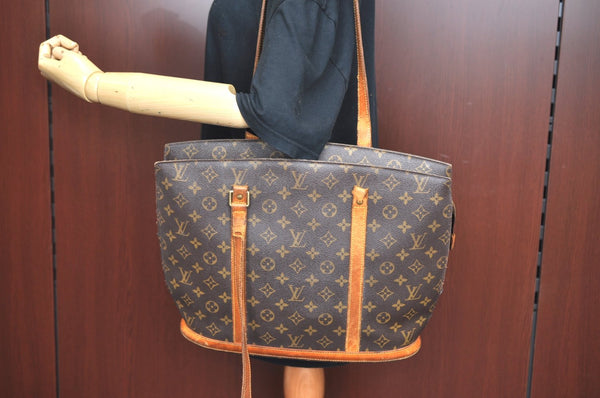 Authentic Louis Vuitton Monogram Babylone Shoulder Tote Bag M51102 Junk K7618
