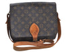 Authentic Louis Vuitton Monogram Cartouchiere GM M51252 Shoulder Cross Bag K7630