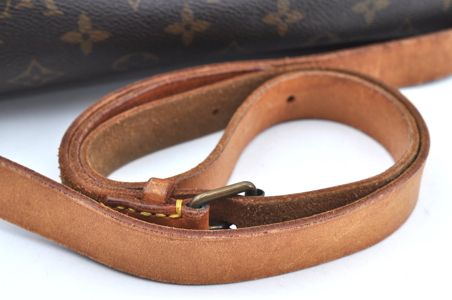 Authentic Louis Vuitton Monogram Cartouchiere GM M51252 Shoulder Cross Bag K7630