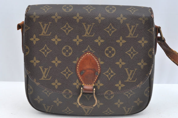 Auth Louis Vuitton Monogram Saint Cloud GM M51242 Shoulder Cross Bag Junk K7634