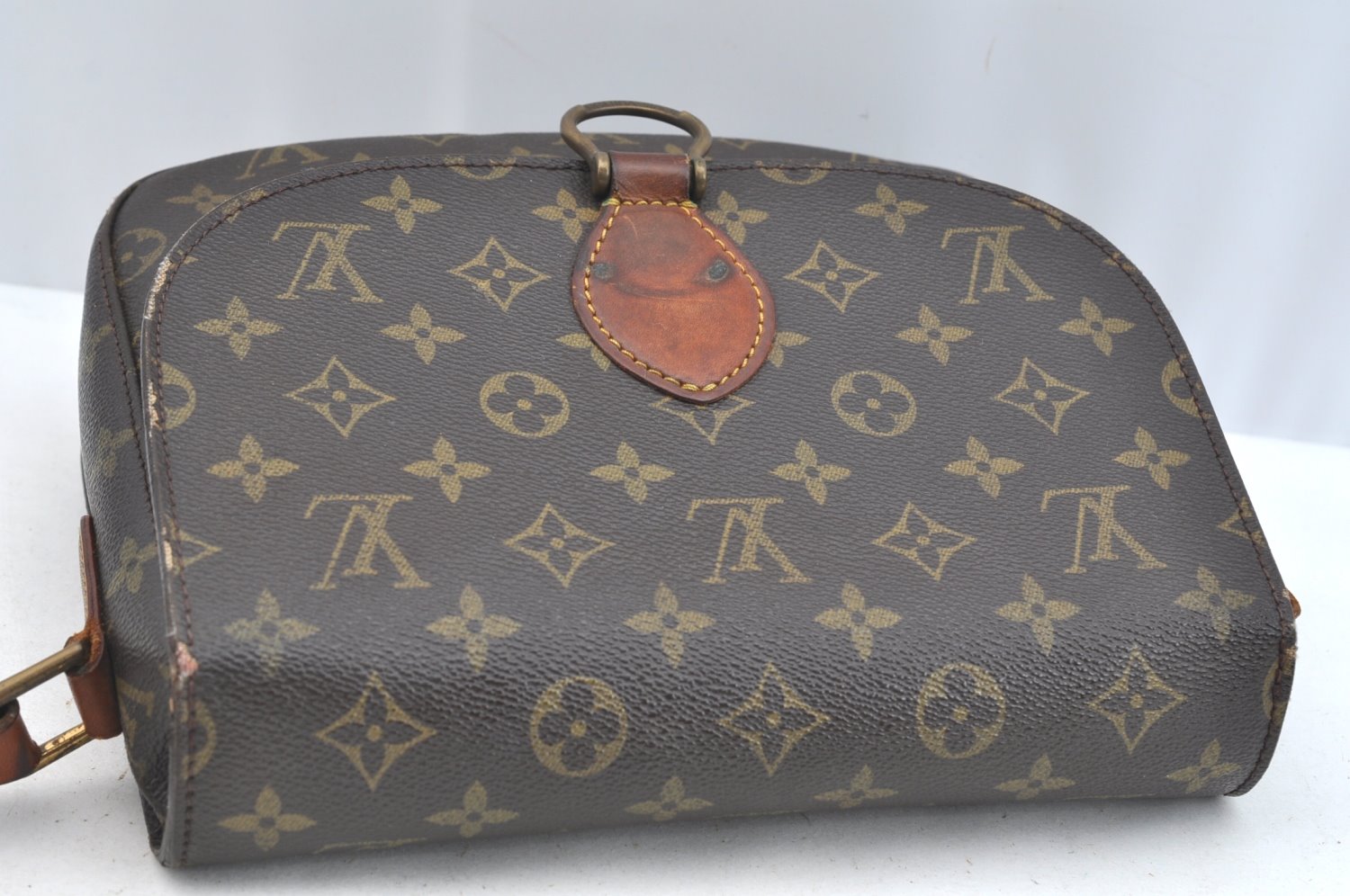 Auth Louis Vuitton Monogram Saint Cloud GM M51242 Shoulder Cross Bag Junk K7634