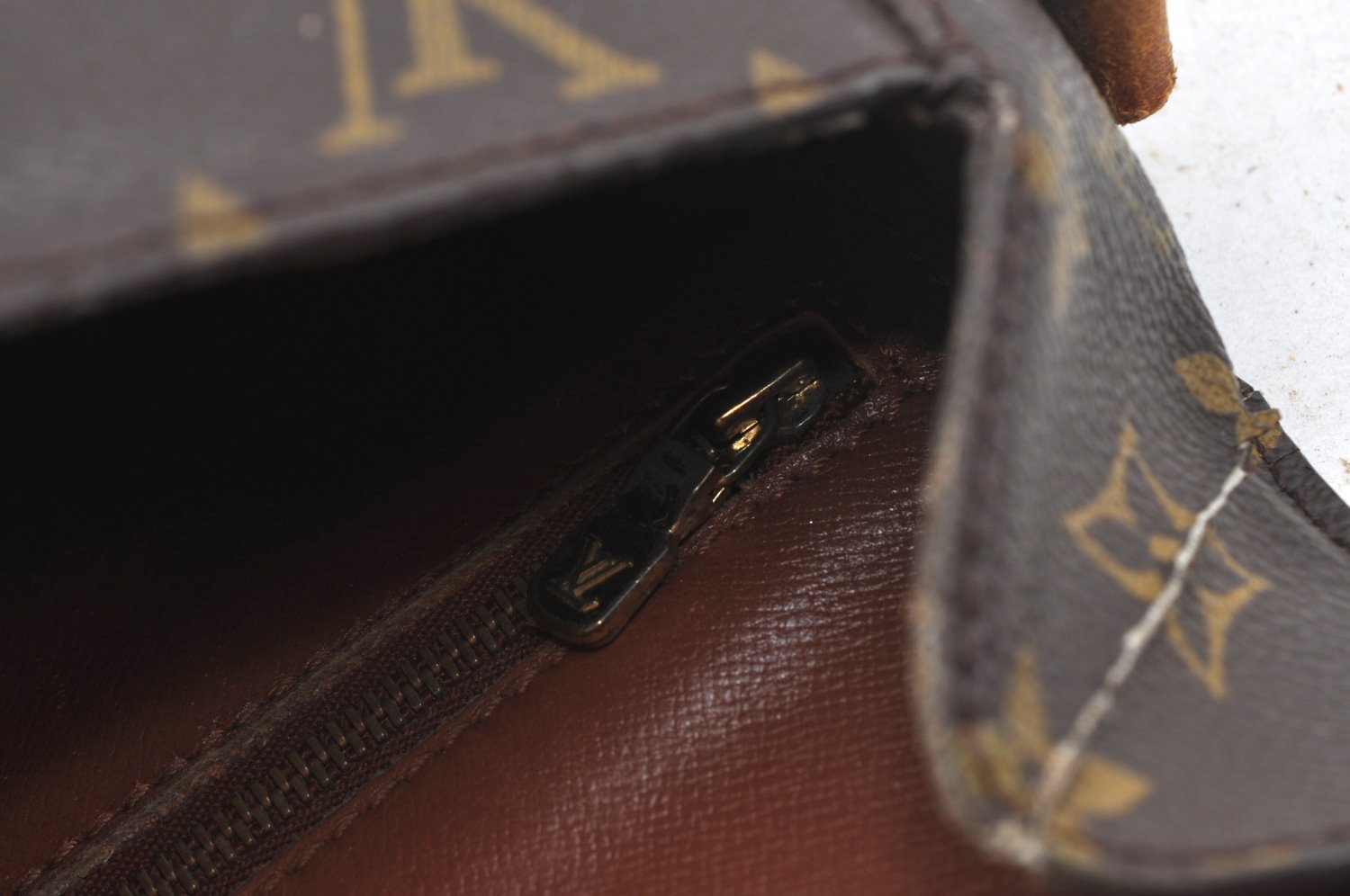 Auth Louis Vuitton Monogram Saint Cloud GM M51242 Shoulder Cross Bag Junk K7634