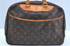 Authentic Louis Vuitton Monogram Deauville Hand Bag M47270 LV K7637