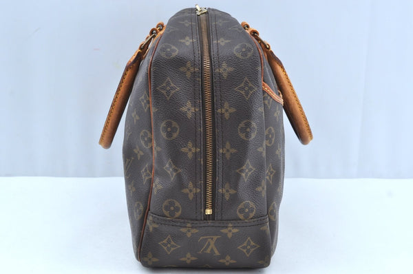 Authentic Louis Vuitton Monogram Deauville Hand Bag M47270 LV K7637
