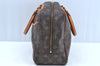 Authentic Louis Vuitton Monogram Deauville Hand Bag M47270 LV K7637