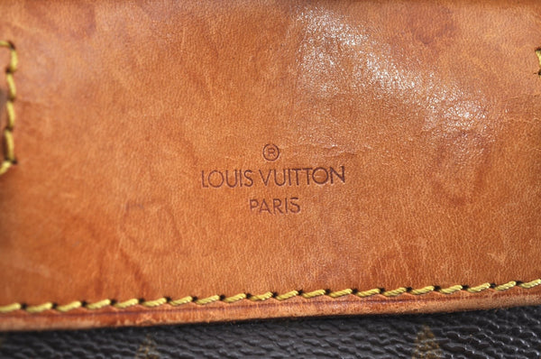 Authentic Louis Vuitton Monogram Deauville Hand Bag M47270 LV K7637