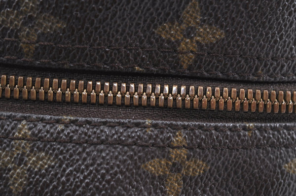 Authentic Louis Vuitton Monogram Deauville Hand Bag M47270 LV K7637