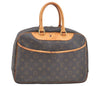 Authentic Louis Vuitton Monogram Deauville Hand Bag M47270 LV K7639