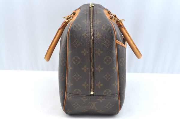 Authentic Louis Vuitton Monogram Deauville Hand Bag M47270 LV K7639