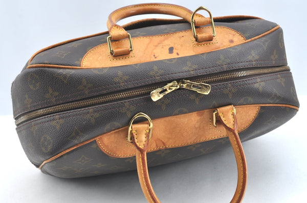 Authentic Louis Vuitton Monogram Deauville Hand Bag M47270 LV K7639