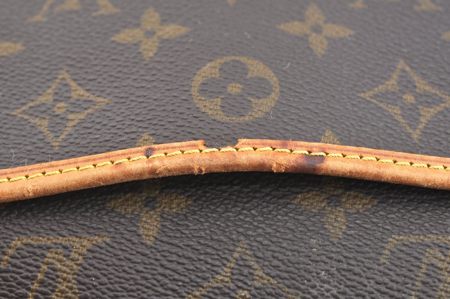 Authentic Louis Vuitton Monogram Deauville Hand Bag M47270 LV K7639