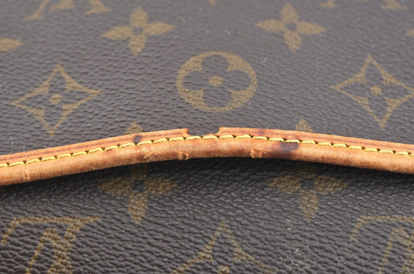 Authentic Louis Vuitton Monogram Deauville Hand Bag M47270 LV K7639