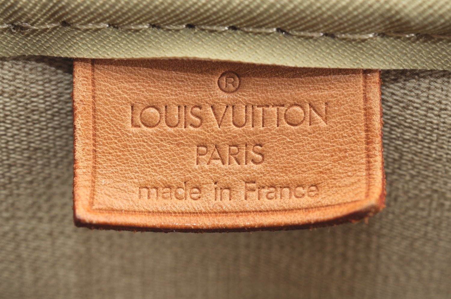 Authentic Louis Vuitton Monogram Deauville Hand Bag M47270 LV K7639