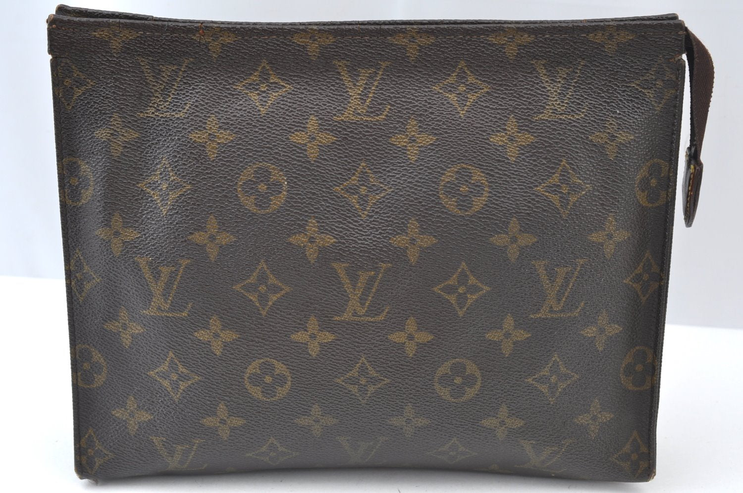 Auth Louis Vuitton Monogram Poche Toilette 26 M47542 Cosmetics Pouch Junk K7642