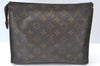 Auth Louis Vuitton Monogram Poche Toilette 26 M47542 Cosmetics Pouch Junk K7642