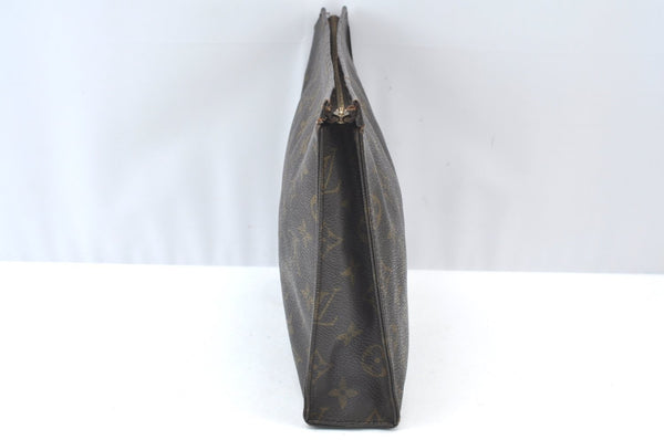 Auth Louis Vuitton Monogram Poche Toilette 26 M47542 Cosmetics Pouch Junk K7642