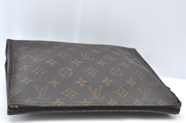 Auth Louis Vuitton Monogram Poche Toilette 26 M47542 Cosmetics Pouch Junk K7642