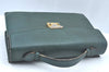 Authentic Gianni Versace Vintage Leather Hand Bag Purse Green K7652