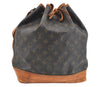Authentic Louis Vuitton Monogram Noe Shoulder Drawstring Bag M42224 LV K7660
